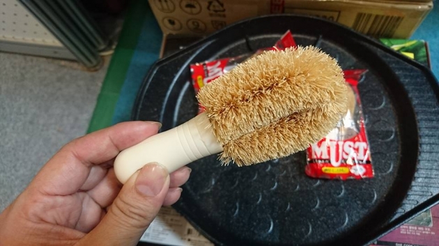 [LOWDEN戶外露營用品]  日本手柄棕毛小巧刷／露營用 3