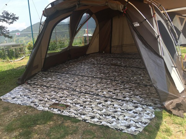 [LOWDEN客製化地墊] SNOW PEAK SP671 防水耐磨地墊 地布六角款(寢室區) 4