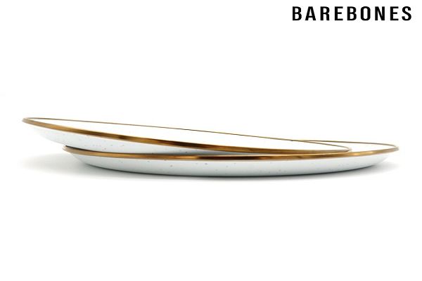 【兩入一組】Barebones CKW-390 琺瑯盤組 / 蛋殼白/灰  售:600元.