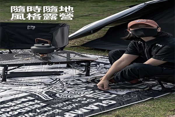 Blackdog 防潑水加厚野餐墊 200x200cm 風格露營 CD002 $780