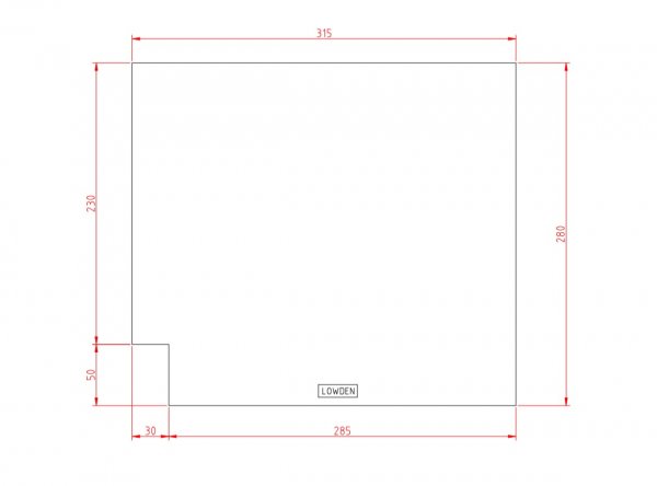 LOWDEN訂製315x280，切角30x50極地迷彩地墊$2700