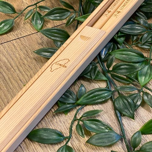 台灣LOWDEN檜木筷/一體成形，完全無上漆 2